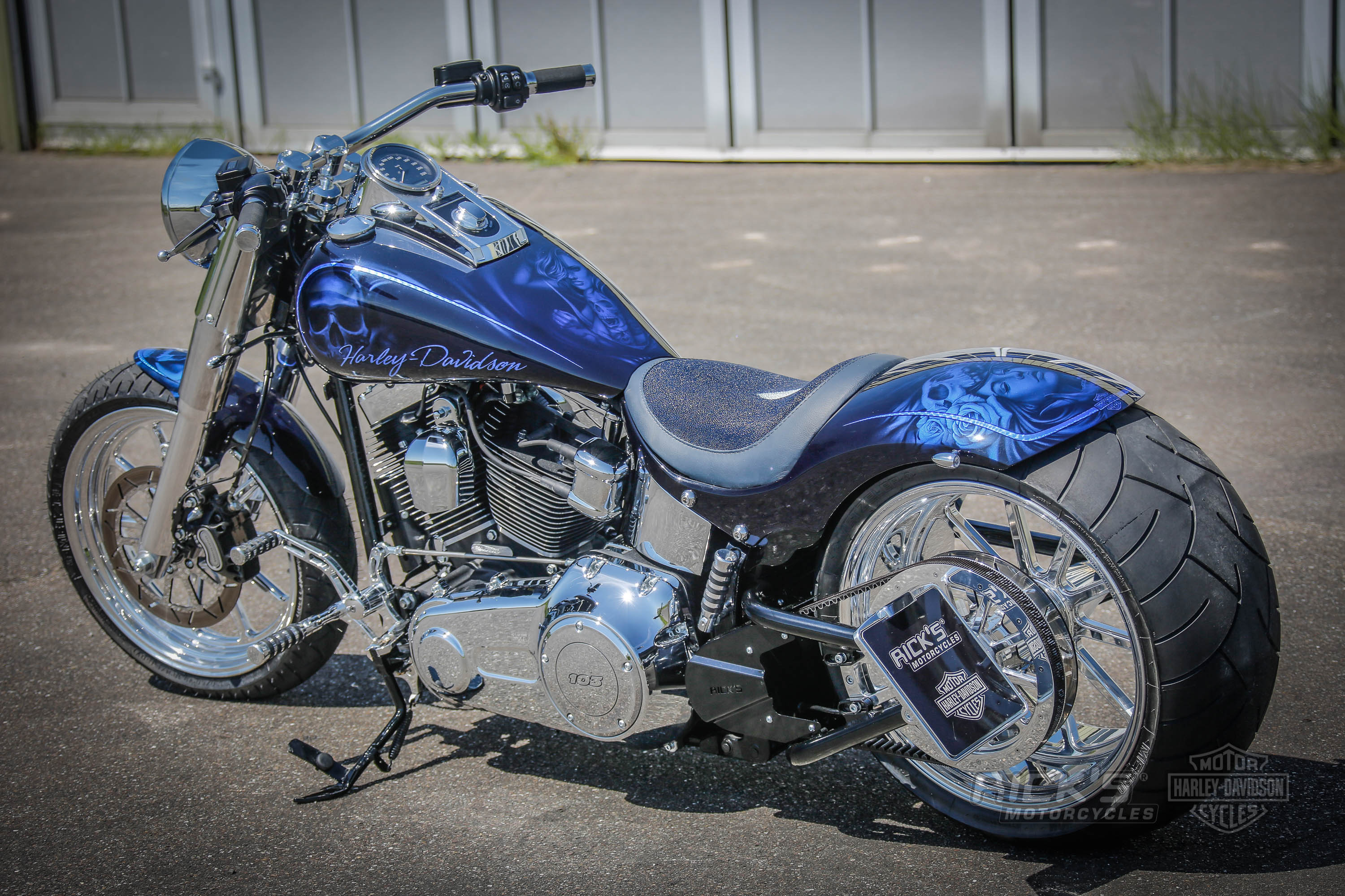 Blue Thunder Fat Boy 300 Rick s Motorcycles Harley Davidson Baden Baden