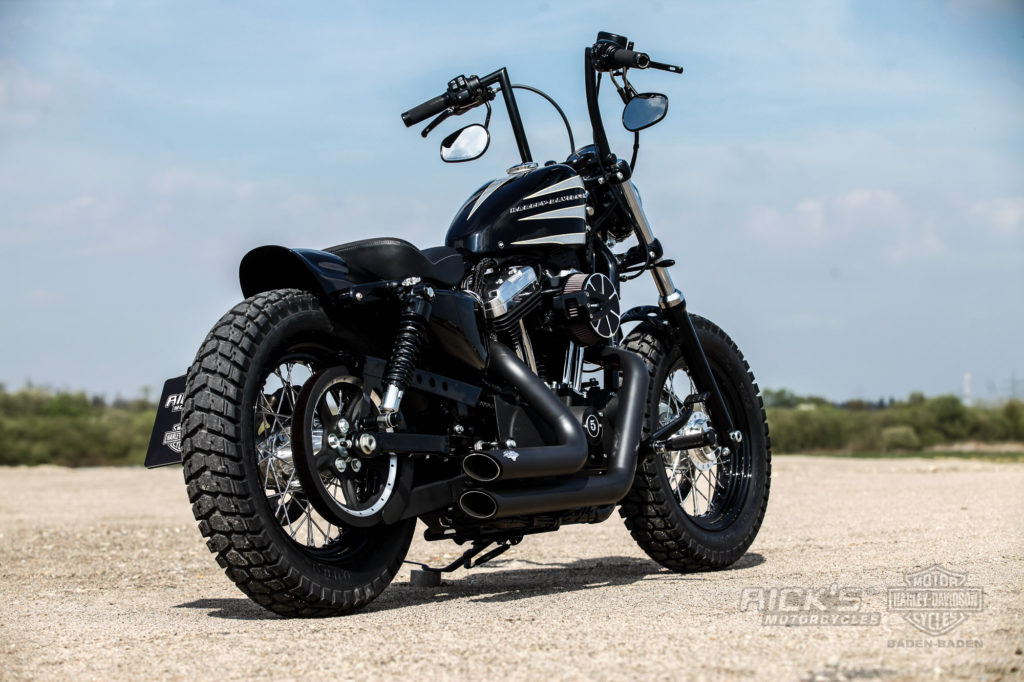72 Ricks Harley sportster 48 fußraste negro o-ring OEM-pintarnos. Custom Aust 