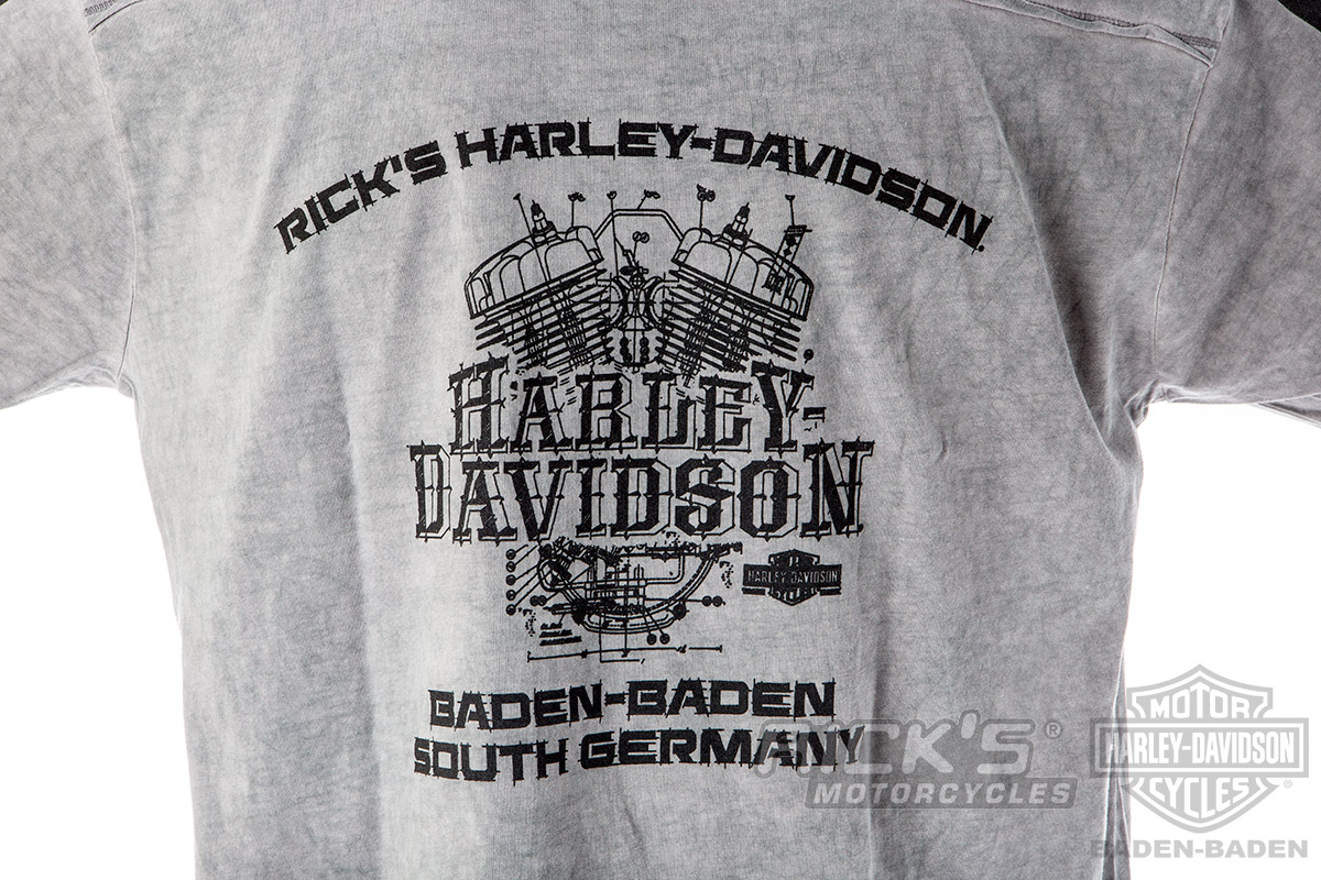 T-Shirt - Rick`s Motorcycles - Harley Davidson- Baden Baden