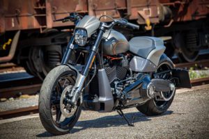 Harley Davidson FXDR grey Custom Ricks 048