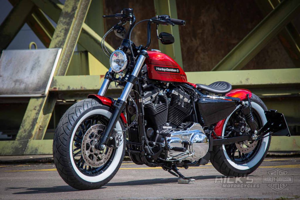 turning a sportster into a bobber