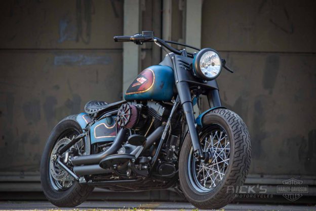 Harley Davidson Twin Cam Softail Slim Bobber kurz 003 1