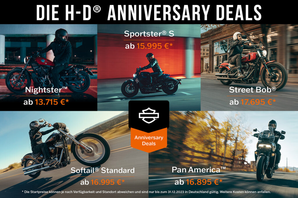 Die H-D® Anniversary Deals