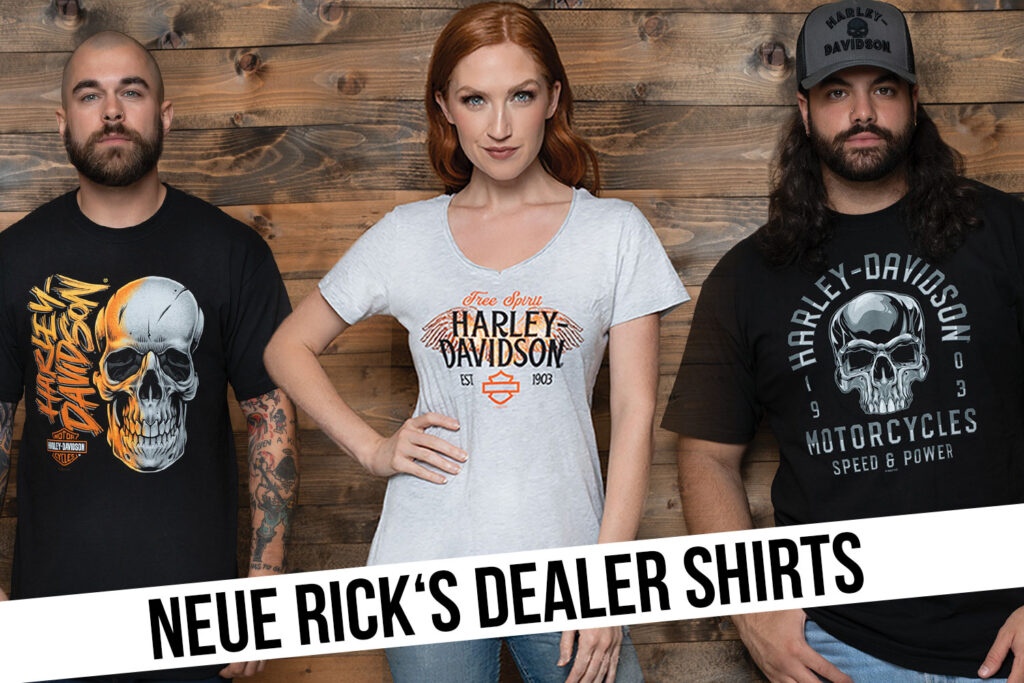 Neue Rick’s Dealer Shirts eingetroffen!